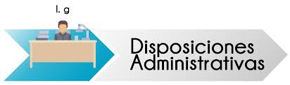 h) Disposiciones administrativas